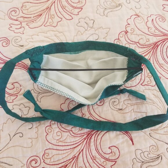 Kid Size Mask w/ Silver & Copper Filters- Green Sp - Picture 5 of 7